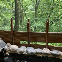 盛夏の四万温泉ー湯の宿山ばと・くれない旅館ー