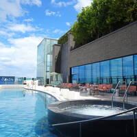 次女と2人どこかにマイルで福岡へ♪海&プール満喫！航路は当日アップグレードでF/Cとclass J♪