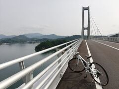 たまにはベタなサイクリング2207　「海に投げ出される感覚のスリル満点の橋を走ります。“ゆめしま海道”」　　　～愛媛～