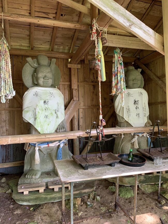 厄病退散54　白山神社参道の仁王様へ