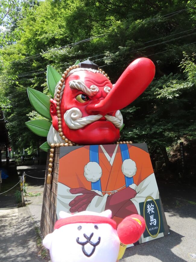 夏休み第二弾は、京都にゃー！！<br /><br />たまたま予定が空いたので、久々に京都に行ってきたにゃ！<br /><br />祇園祭も終わり、インバウンド、修学旅行生がいないこの時期、<br />鞍馬・貴船エリアを中心に観光してきたにゃ！！<br /><br />思いのほか空いていて、素敵な２日間になったにゃ！<br /><br />１日目：鞍馬寺、貴船神社観光　←<br />　　　　リッツカールトン京都宿泊、オークラ京都ディナー<br />２日目：二条城、霊山歴史館、清水寺周辺観光