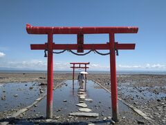 大魚神社の海中鳥居