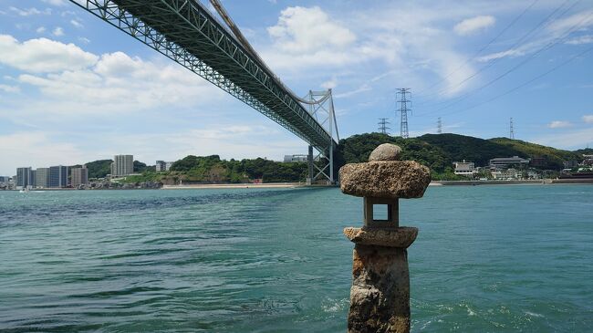 海峡渡って九州上陸