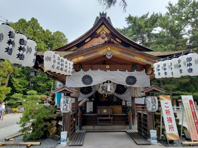 今年の夏は青春18きっぷで滋賀へ　最終日　　近江の國の一宮・建部大社を参拝