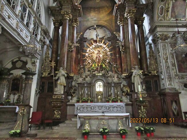 2022年５月　コロナ禍のヨーロッパ　ウイーン旧市街には美しい教会がいっぱい！