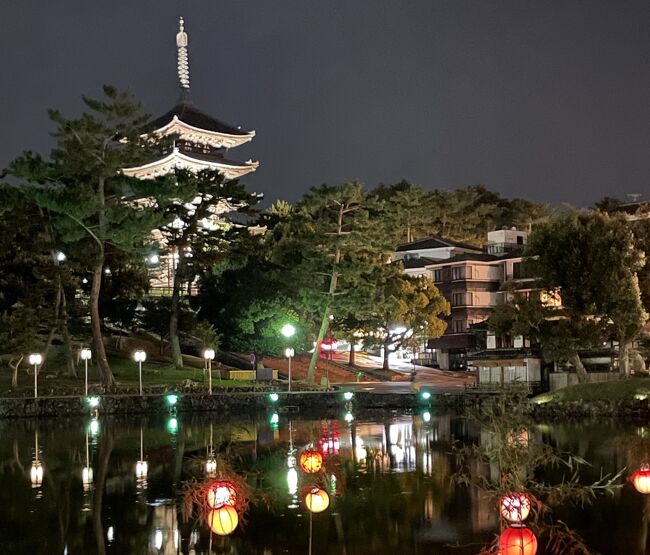 奈良へ行ってきた。<br /><br />目指すはかき氷と日本酒。<br />でも本当の目的は京都で開催中の Exhibition だった。<br />だけど奈良県が県民割を全国民対象にしてくれたので<br />ちょっと奈良に行くことに。<br />「奈良県ありがとう!」<br /><br />その1日目。<br />奈良、楽しかったー♪