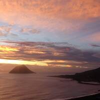 八丈富士登山と絶景夕日 八丈島１