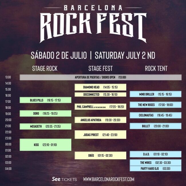 2022 リベンジスペインひとり旅 9 / Rock Fest BCN－3