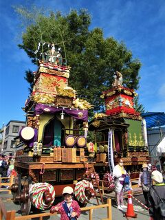 川越市市政施行100周年の節目の年  ３年振りに開催の「川越祭り」初日の神幸祭・山車行事に行って来ました