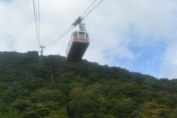 別府2日目、車を借りて山を目指します。