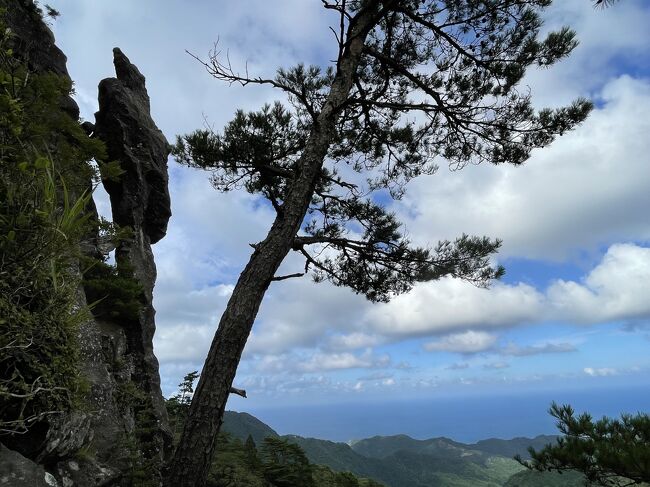 友人と二人で人生初の隠岐諸島めぐり<br />前日・・・松江市近郊<br />1日目・・・七類港から知夫里島、夕方に中ノ島(海士町)<br />2日目・・・中ノ島(海士町)めぐりから急きょ西ノ島へ移動<br />3日目・・・西ノ島、台風でほとんど活動できず<br />4日目・・・西ノ島めぐり<br />5日目・・・島後(隠岐の島町)、乳房杉から大満寺山トレッキング、鷲ヶ峰からトカゲ岩トレッキング、ローソク島<br />6日目・・・島後(隠岐の島町)、主に島西側を観光+白島トレッキング<br />7日目・・・島後(隠岐の島町)、浄土ヶ浦の日の出、主に島東側を観光+よろい岩トレッキング、本土に戻り米子へ