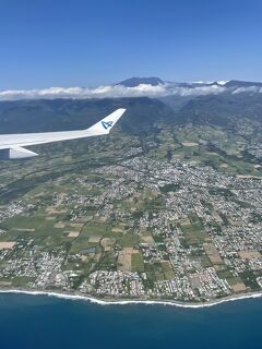 2022アフリカ～レユニオン機窓からの素晴らしい風景