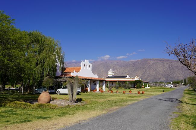 10月最初の週末に3泊4日のサルタ旅行。宿泊はカファヤテの町のはずれにあるワイナリーEl Porvenirのぶどう畑の中に建つホテル、食事は個人的にアルゼンチンでイチ推しのワイナリーEl Estecoに併設のレストランで。