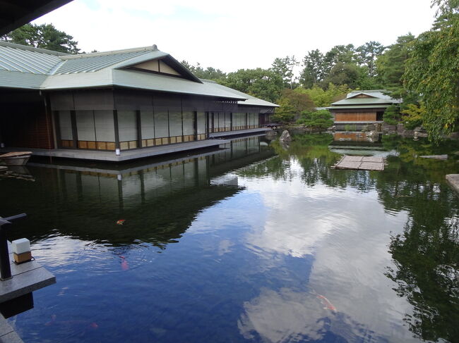 京都迎賓館見学とブライトンホテル宿泊、梨木神社など