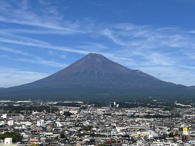 10月の富士滞在時の富士山や食べたモノ。