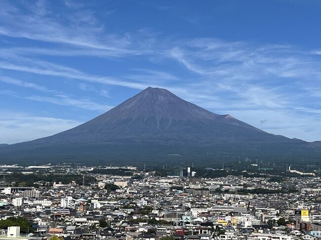 １０月の富士滞在時の富士山や食べたモノ。