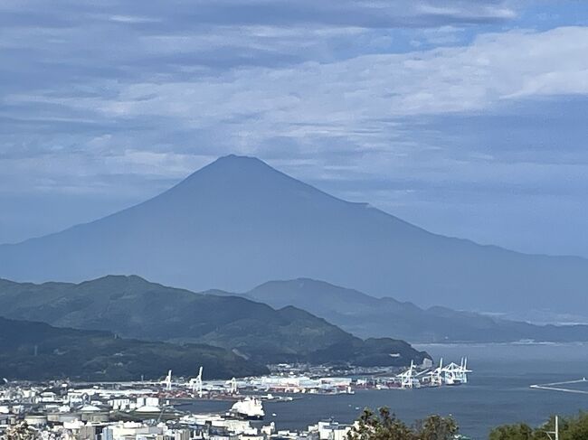 いよいよ10月11日から全国旅行支援が始まりました！ただ、GOTOと違って都道府県単位のせいか、なかなか詳細がわからず、決まらずで11日スタートでも適用されない旅行などもある様子。そんな中、11日にオリオンツアーのHPで適用ツアーリストを見つけ、これなら、と思った一日バスツアーを即予約。みかん狩りやクルーズ、みかんと干物のお土産付き。私が選ぶバスツアーは果物狩りとお土産付きが割と高確率です(笑)。ということで、夫と静岡に一日出かけてきました。<br /><br />10/22(土）7:10新宿発　みかん狩り　焼津さかなセンター（昼食とお買い物）日本平夢テラス　エスパルスドリームプラザ　富士山清水みなとクルーズ　18:40新宿着