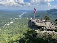 チムニー・ロック(ﾉｰｽｶﾛﾗｲﾅ州)_Chimney Rock(NC)　花崗岩のモノリス！『ラスト・オブ・モヒカン』のロケ地