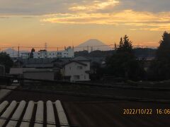 素晴らしかった夕焼け富士