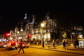 2度目のパリ（出張のついでに31-31）水曜日、仕事の後の街歩き⑫ 夜に輝く、"Hôtel de Ville（パリ市庁舎）"！