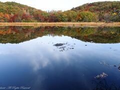 リフレクションが最高だった観音沼森林公園の紅葉+駒止の滝