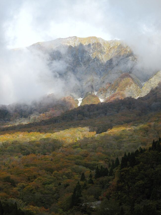 8月の還暦ツアーに続き、再び山陰の温泉1泊ツアーです。<br />今回は広島県民にも全国旅行支援の許し？が出たことで、リーズナブルにツアーを楽しむことが出来ました。<br />ただ、天候が芳しくない予報で気を揉みましたが、最悪のコンディションは避けられ、観る山?「大山」もクリアではありませんが拝めました。<br />今回の温泉地は三朝をチョイス。ラジウム(ラドン)含有量が高く、効能がピカイチと有名です。ラドンと云えば怪獣ですよ怪獣。東宝ゴジラシリーズではデカい鳥でした。笑<br />今回お世話になる御宿は清流荘。<br />おそらく古くから湯治客をおもてなしてきた老舗旅館でしょう。アサインされたお部屋はチョッと衝撃でした。しかし、泉質やお料理、総合的な印象は〇です。<br />ぶっちゃけ、星〇リゾート系等のハイエンド旅館を知らない低アベレージトラベラーとしては、頑張ってる感じがイイ。<br />旅行記は2部構成で、<br />part1　大山周辺と三朝までの道の駅偵察及び温泉旅館清流荘ガイド。<br />part2　翌日のカニGETからのとっとり花回廊散策。<br /><br />そんな、2日間をサラッと。。。<br />