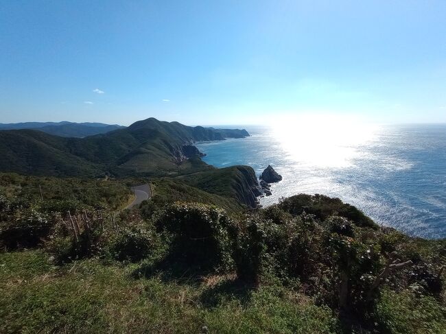 1日目、北九州旅行の後半、長崎港16:50発の九州商船フェリーで福江島福江港20:00着。福江のホテル上乃家に1泊。<br />2日目、レンタカーで、鬼岳、大瀬崎、高浜、オレンジロード、柏崎灯台、水の浦教会、堂崎天主堂を巡り、福江港15:55発の五島客船ニューたいようで中通島郷ノ首港に17:20着。17:36発の路線バスで有川に移動し、和風ペンションし喜で1泊。<br />3日目、レンタカーで、矢堅目公園、青砂ヶ浦教会、番岳、頭ヶ島天主堂を巡り、青方港12:10発の野母商船太古フェリーで博多港17:50着。福岡空港19:40発のピーチ便で成田空港21:40着。