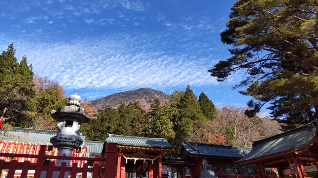 もう山から下山する日になりました。<br /><br />ひと～つ　時間の許す限り隠れた日光、<br />ふた～つ　ゆる～く登山、ゆる～く自然、<br />みっつ　　温泉につかって、男の友情を飲む、<br />堪能してくれよーぞ　苔太郎？桃太郎侍風<br /><br />とうとうお帰りの日になってしまった。<br />朝食時スタッフの方から「今日お帰りです」って<br />3日間お世話になりました。<br /><br />今日の予定は、またまた変更します。<br />日光へ下ってから「松屋敷」によって<br />紅葉を見ようと思っていましたが、<br />何せあの坂を登っていかないといけません。<br />毎年1月14日の興運律院「年越し祭」のすぐそばですが<br />結構な坂でなので。普通に帰ることにしました。<br /><br />次に来るのは雪が降った時期になりますね。<br /><br /><br /><br /><br />