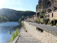スペイン＆フランス★ドライブ旅行25日間【44】16日目‐４　ドルドーニュ川の渓谷の断崖の美しい村々