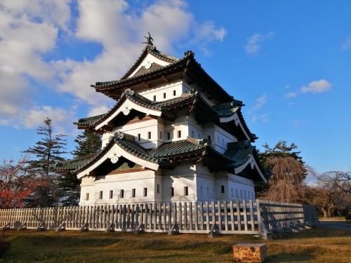 ’２２　青森温泉旅９　弘前（旧弘前市立図書館周辺～紅葉の弘前城）