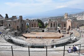 2017年イタリア・シチリア島旅行記　第42回　タオルミーナの古代ギリシャ劇場を見学