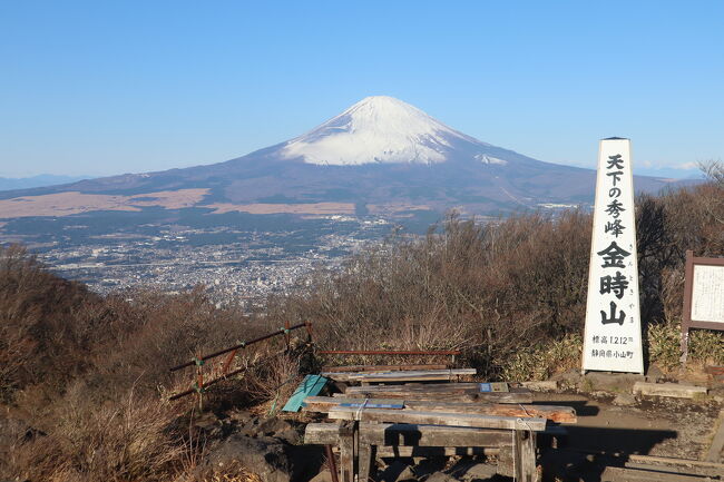 富士山を見に金時山山頂ヘ!<br />( 公時神社 - 金時山　往復)