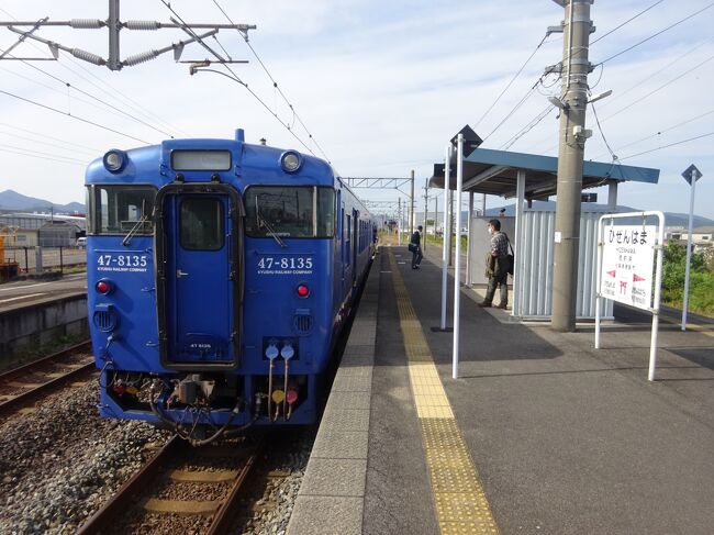 ９月に西九州新幹線が開業し、その約１ヶ月後、「防衛戦」に出かけてきました。<br />まずは博多から、リレーかもめ号からの乗り継ぎで、西九州新幹線「かもめ」で長崎まで乗車。もともとの目的である「防衛戦」を達成。<br />そのあと、長崎駅から元来た道を江北駅（もとの肥前山口駅）まで戻ってきて、そこからすっかりローカル線になってしまった長崎本線を進もうとしています。<br /><br />この区間は、もともと特急電車以外の運転本数が少なかったところで、それでも中心駅である肥前鹿島駅まではそれなりに電車も走っていますが、そこから諫早までの間は運転本数が激減。さらには、肥前浜駅から先は電化が廃止されて、非電化のローカル線と化してしまいました。<br /><br />そしてその新たにできた非電化区間に投入されたのが、なんと国鉄型のディーゼルカー。ＪＲ九州、やりますね～<br /><br />この区間を、その40年選手の車両に乗って、長崎駅まで通しで乗ってみました。