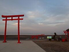 大魚神社の海中鳥居