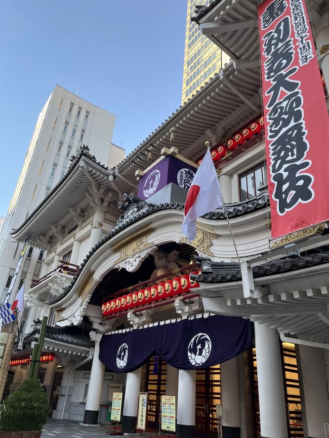 簸川神社~東京大学本郷キャンパス~麟祥院(りんしょういん)~湯島天満宮(湯島天神)~茶房 松緒~茶寮 都路里 大丸東京店~鼎泰豊 銀座店~天ぷら 阿部~東京凮月堂 銀座本店~歌舞伎座~木挽町広場~セイコーハウス銀座など