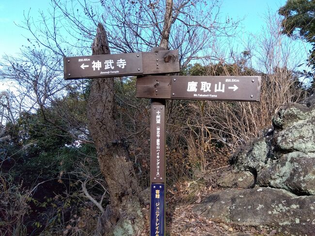 なんだか山を歩きたくて<br />神武寺から鷹取山まで１キロちょっと歩いてみました