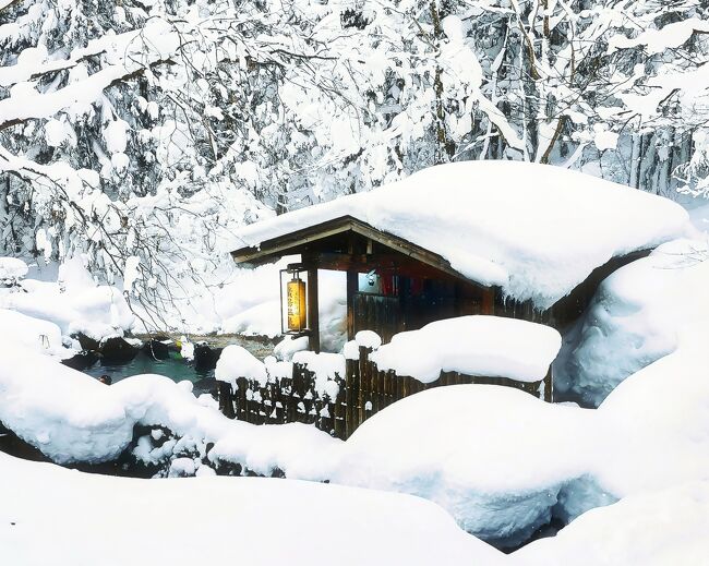 冬の角館・乳頭温泉郷・盛岡を巡る旅（２）。雪の乳頭温泉湯巡り。