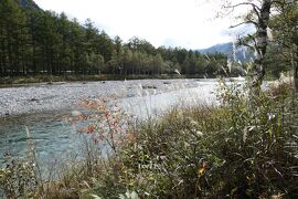 秋の上高地旅♪　Vol.19 ☆河童橋から上高地帝国ホテルへ梓川に沿った優雅な散歩♪