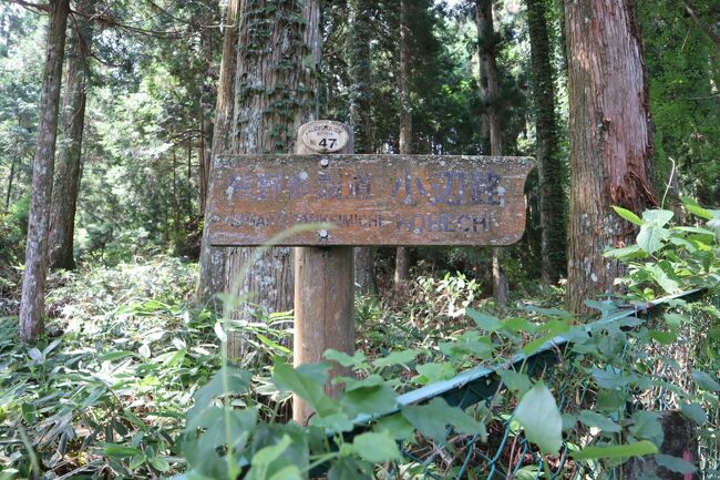 熊野古道シリーズ　小辺路　2日目(高野山～大股)