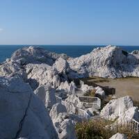 全国支援割で紀伊半島周遊旅  ２日目後半　あらぎ島、白崎海洋公園 　３日目前半　三段壁、白良浜、円月島