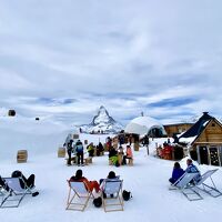 スイス・ツェルマットでスキー 10日目 = 最終滑走日はIGLU DORFでホットワイン =