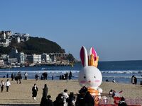 釜山の海雲台海岸は一大観光地