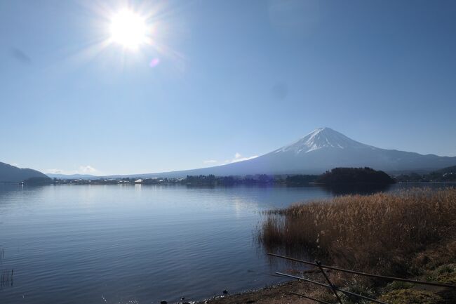 真冬の箱根旅♪　Vol.2 ☆河口湖：大石公園から絶景の富士山♪