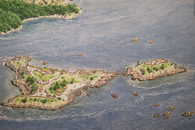 能島村上氏が活動拠点とした海賊の城。