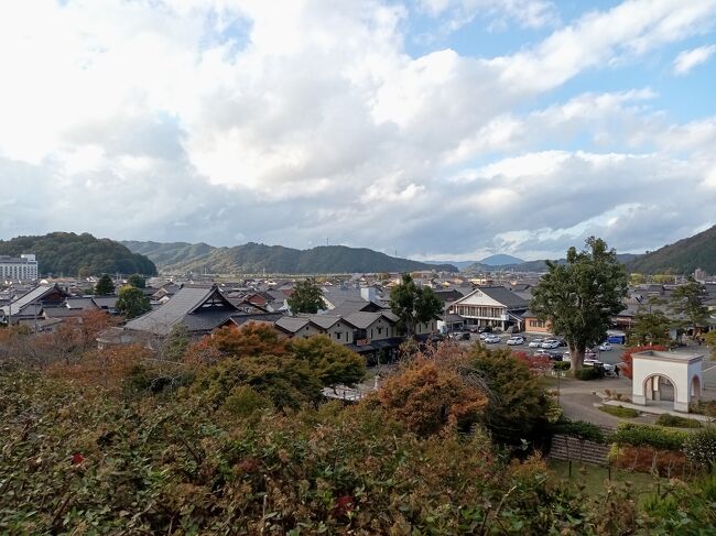 以前から30年ぶりの天橋立と城崎温泉、出石、最近ブームになっている竹田城跡に行きたいと思っていましたが、やっと2022年秋に実現しました。<br />天橋立は青空に恵まれ日本三景にふさわしい別世界の光景でした。出石は但馬の小京都のような古い街並み、城崎温泉街は大きいだけではなく街並み、風景も素晴らしいです。竹田城跡は展望台で2時間半待って念願の雲海を見ることができました。また久し振りに見る白鷺城は壮大で美しい城でした。以上のように風景、街並み、城跡、城、温泉と様々の近畿の秘境レベルの素晴らしい名所を満喫した旅行でした。<br /><br />---------------------------------------------------------------<br />スケジュール<br /><br />  11月2日　新横浜駅－（JR東海道新幹線）京都駅－（京都メトロ南北線）<br />　　　　　　祇園エリア－京都駅　［京都泊］<br />　11月3日　京都駅－（JR山陰本線）福知山駅－（京都丹後鉄道）天橋立駅<br />　　　　　　ー（徒歩＋自転車）天橋立エリアー（バス）伊根ー天橋立<br />　　　　　　[天橋立泊]<br />★11月4日　天橋立－（京都丹後鉄道）福知山駅－（徒歩）福知山城－<br />　　　　　　福知山駅－（JR山陰本線）豊岡駅－（バス）出石－豊岡駅－<br />　　　　　（JR山陰本線）城崎温泉駅　城崎温泉街散策　［城崎温泉泊］<br />　11月5日　城崎温泉街散策・外湯入浴－（徒歩）城崎温泉駅－（バス）<br />　　　　　　玄武洞－城崎温泉駅－（JR山陰本線＋播但線）竹田駅－<br />　　　　　　（バス＋タクシー＋徒歩）竹田城跡－（バス）竹田駅－<br />　　　　　　（JR播但線）　和田山駅　［和田山泊］<br />　11月6日　和田山駅－（JR播但線）竹田駅－（タクシー）立雲峡駐車場<br />　　　　　　－（徒歩）展望台－竹田駅－（JR播但線）姫路駅－<br />　　　　　　（徒歩）姫路城－姫路駅－（JR東海道新幹線）新横浜駅
