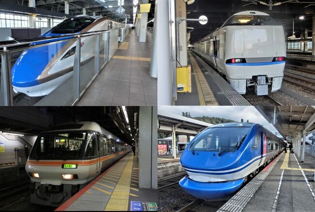 今回の旅、西なびグリーンパス5日間を利用して大阪・南紀白浜・鳥取・和倉温泉・金沢・上越妙高・富山・京都・出雲市と20本の特急列車（新幹線を含む）に乗車、観光無し乗り鉄だけのマニアックな旅を続けます。<br />第5回は新幹線つるぎ号 しらさぎ号 ひだ号 スーパーはくと号に乗車。<br /><br />今回は北陸から関西方面に戻ります。来年北陸新幹線が敦賀駅まで開通した後の在来線は第三セクター化し、金沢駅から敦賀駅までの直通特急列車は後1年で消滅します。行きはサンダーバード号に乗車したので帰りはしらさぎ号で米原に向かいます。<br />米原からはJR東海が運行するひだ号に乗車。ひだ号は本日からのダイヤ改正でキハ85系からHC85系に置き換えとなりました。最後のキハ85系に乗車できた事は嬉しく思える出来事でした。<br />最後はスーパーはくと号。智頭急行智頭線経由で京都ー鳥取間を最短2時間半で運行、乗る機会が無かった列車だったので計画に組み入れました。<br /><br />西なびグリーンパスを西日本グリーンきっぷの販売は終了しましたが、比較して紹介します。<br />西なびグリーンパスと西日本グリーンきっぷ、共通するのが50歳以上限定、グリーン車利用可能、乗り放題はJR西日本エリア区間<br /><br />西なびグリーンパスの発売期間は3日間用は3月12日まで、5日間用は3月10日まで、利用期間は2023年3月12日までです。<br /><br />相違点（発売）<br />・西なびグリーンパス　大手旅行会社<br />・西日本グリーンきっぷ　JR西日本<br />相違点（料金）<br />・西なびグリーンパス 　1名様3日間30,000円 2名様以上3日間 25,000円<br />1名様5日間35,000円 2名様以上5日間 30,000円<br />・西日本グリーンきっぷ 1名様あたり3日間25,000円 5日間 27,000円<br />相違点（グリーン席または普通指定席利用回数）<br />・西なびグリーンパス　8回までグリーン車か普通車の指定が可能）<br />・西日本グリーンきっぷ　6回までグリーン車か普通車の指定が可能（西なびグリーンパスの8回に対し6回までと2回少ない）<br /><br />日程<br />第1日目 2023日1月19日（木）<br />新下関駅　18時14分発　こだま855号　博多駅　18時44分着<br />博多駅　18時59分発　のぞみ64号　新大阪駅　21時20分着<br /><br />第2日目 2023年1月20日（金）<br />新大阪駅　7時35分発　くろしお1号　白浜駅　10時10分着<br />白浜駅　12時20分発　くろしお20号　新大阪駅　14時50分着<br />新大阪駅　15時06分発　さくら561号　岡山駅　15時51分着<br />岡山駅　16時05分発　やくも19号　米子駅　18時22分着<br />米子駅　18時42分発　スーパーまつかぜ12号　鳥取駅　19時42分着<br /><br />第3日目 2023年1月21日（土）<br />鳥取駅　6時00分発　はまかぜ2号　大阪駅　10時01分着<br />大阪駅　10時42分発　サンダーバード17号　和倉温泉駅　14時30分着<br />和倉温泉駅　16時30分発　花嫁のれん4号　金沢駅　17時54分着<br /><br />第4日目 2023日1月22日（日）<br />金沢駅　9時22分発　はくたか558号　上越妙高駅　10時25分着<br />上越妙高駅　11時25分発　はくたか557号　富山駅　12時05分着<br />富山駅　13時43分発　つるぎ717号　金沢駅　14時06分着<br />金沢駅　15時48分発　しらさぎ62号　米原駅　17時44分着<br />米原駅　18時23分発　ひだ16号　京都駅　19時17分着<br /><br />第5日目 2023日1月23日（月）<br />京都駅　8時50分発　スーパーはくと3号　倉吉駅　12時30分着<br />倉吉駅　13時39分発　スーパーおき5号　出雲市駅　15時02分着<br />出雲市駅　15時30分発　やくも24号　岡山駅　18時39分着<br />岡山駅　18時52分発　みずほ613号　博多駅　20時34分着<br />博多駅　21時39分発　こだま874号　新下関駅　22時06分着<br /><br />写真はつるぎ・しらさぎ・ひだ・スーパーはくと号