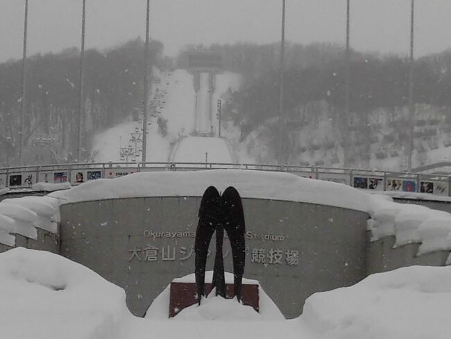 雪がたくさん積もっているところを見たくなって、さっぽろ雪まつりに合わせて旅行をしました。<br />その１では、新千歳空港到着から「さっぽろテレビ塔」「さっぽろ雪まつり大通会場」「大倉山展望台」をご紹介いたします。