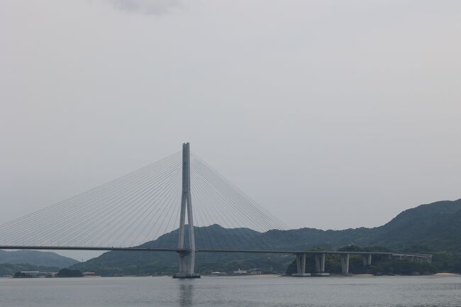 生口島でレンタサイクルを借り多々羅大橋を見たりドルチェでアイスを食べたりしました。