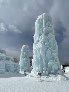 青く美しい氷像に感動『２０２３千歳・支笏湖氷濤まつり』と定山渓ビューホテル宿泊記