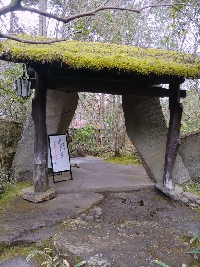 家内が「いつも予約が一杯の旅館で予約が出来たから、梅を見に行きましょう。」と、言いましたので、出掛ける事にしました。<br /><br />目的の旅館は、我が家から車で約90分です。<br />予約時に「ナビには、天ケ瀬郵便局と入力されて下さい。天ケ瀬郵便局前からは、案内看板を出していますので、その通りにお越しください。」との事でした。<br />「天ケ瀬温泉」とは少し離れた所に在るらしく、ナビの案内では分かりにくい、という意味の様でした。<br />実際に行ってみると、確かに他の旅館とは離れた山の中に在りました。